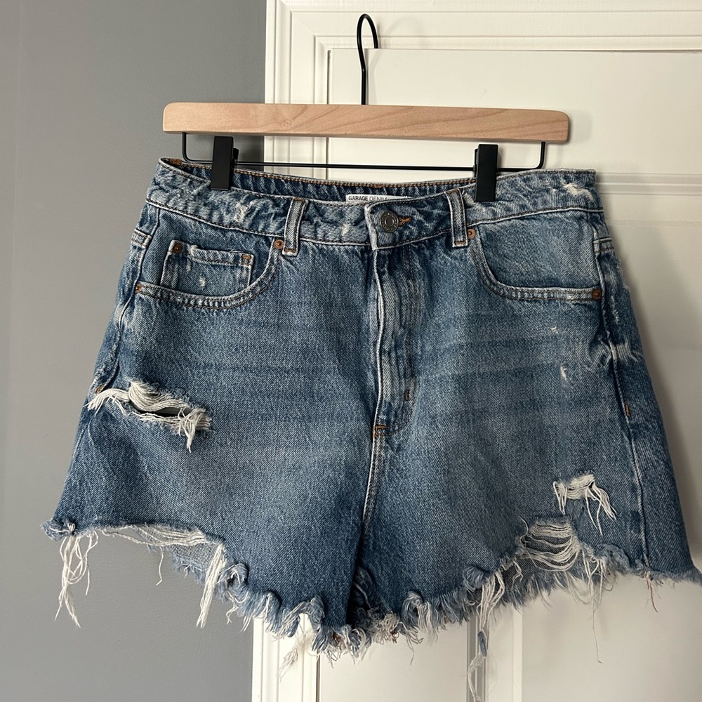 Garage Blue Festival Jean Shorts